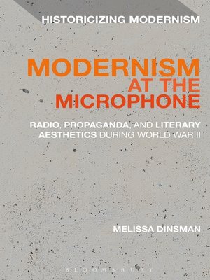 cover image of Modernism at the Microphone